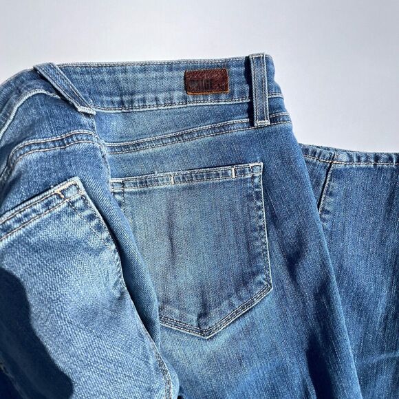 Paige womens Verdugo Ankle Skinny mid rise Blue Denim Jeans Size 27 - Picture 3 of 13